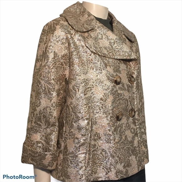 D&G Dolce and Gabbana gold leaf jacket - Picture 2 of 13